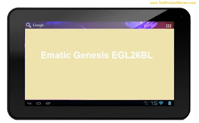 Ematic Genesis EGL26BL tablet