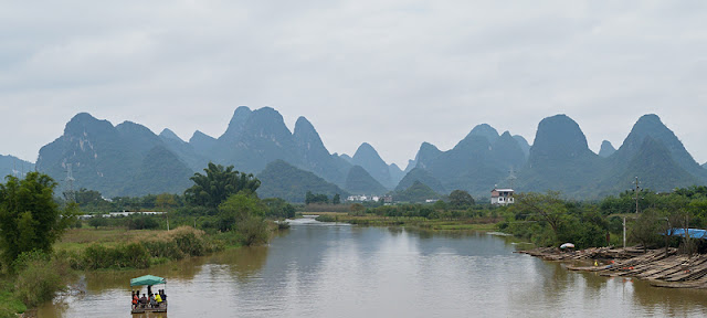Paysage aux environs de Yangshuo