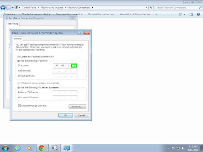 Change IP Address of Lan