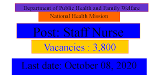 National Health Mission Staff Nurses Recruitment Madhya Pradesh