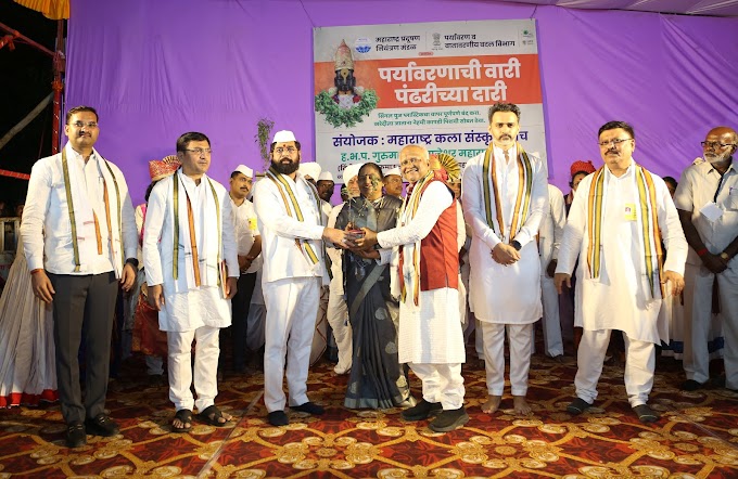 पर्यावरणाचा समतोल राखण्यासाठी 'एक वारकरी एक झाड' ही संकल्पना  राबवून पालखी मार्गावर वृक्षारोपण करण्याचा संकल्प करूया-मुख्यमंत्री एकनाथ शिंदे