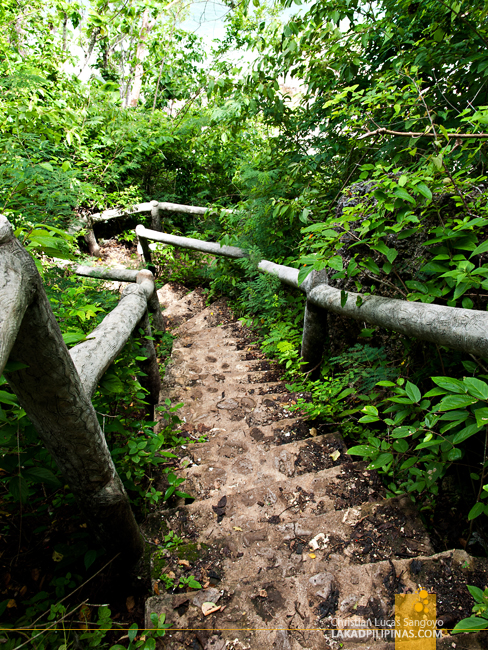 Kagusuan Beach Siquijor Stairs