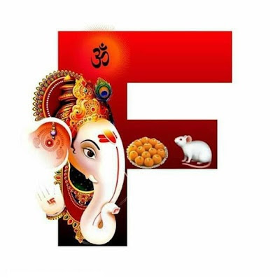 Ganesh Chaturthi WhatsApp DP Alphabet Image 2022