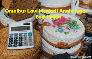 Buat Info - Omnibus Law Memberikan Angin Segar Untuk Klaster UMKM