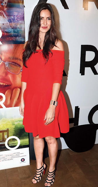 Katrina Kaif Shines Bright In Red Outfit At Baar Baar Dekho Trailer Launch