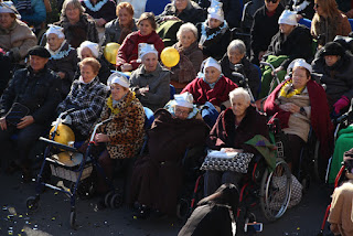 Fiesta de fin de año en la residencia de ancianos de la Fundación Miranda