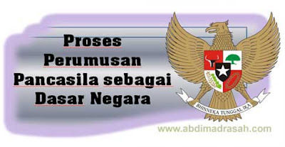 Perumusan Pancasila sebagai dasar negara