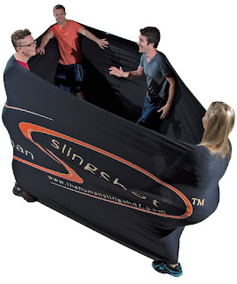 THE HUMAN SLINGSHOT GAME, FLING YOUR FRIENDS AROUND LIKE A BOUNCING PINBALL