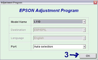 reset Epson L110