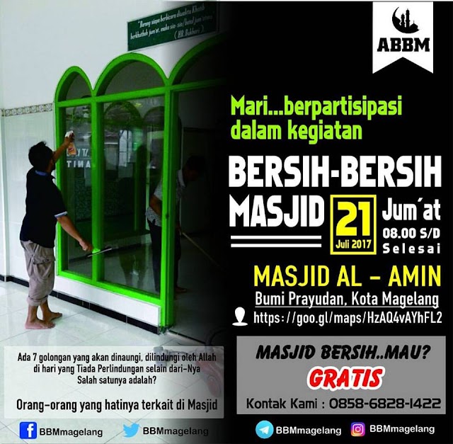 Hadirilah ABBM Masjid Al-Amin, Bumi Prayudan Magelang