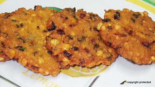 masala vadai, paruppu vadai