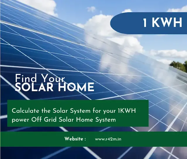 Calculate Off Grid Solar System for Home