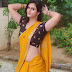 Cute lovely on Saree Look