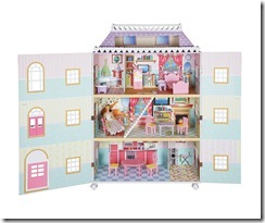 London Mansion Doll house opened
