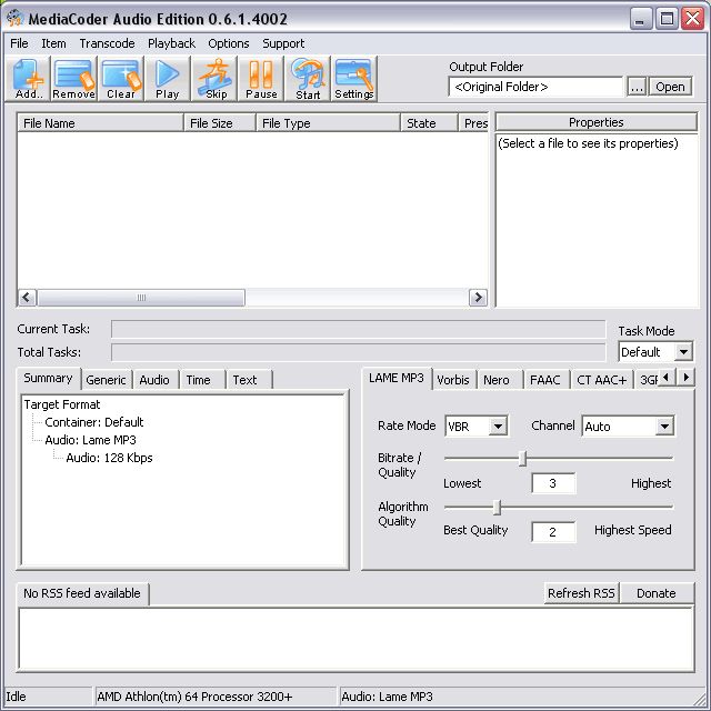 MediaCoder Audio Edition, la trousse à outils tout-en-un de vos fichiers audio