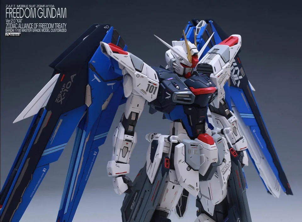 Custom Build: MG 1/100 Freedom Gundam Ver. 2.0 "KAI" by g_trans8