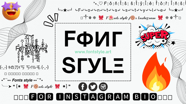 Stylish Fonts For Instagram ➜#𝟙😍⚡ Copy ✂ ⓐⓝⓓ Paste 💕