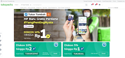 Tukar Tambah HP Xiaomi di Tokopedia