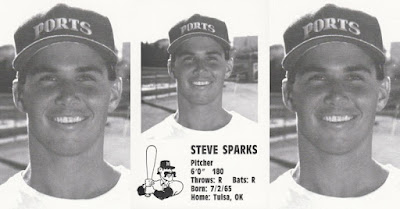 Steve Sparks 1990 Stockton Ports card