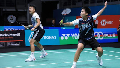 Apriyani Rahayu & Siti Fadia Silva Ramadhanti Maju ke Semifinal Malaysia Open 2023.