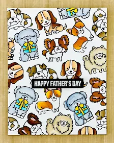 Sunny Studio Stamps: Party Pups Customer Card by G Designs 19