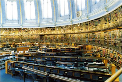 British Reading Room, British Museum, London, England 