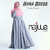 Hana Dress Silver Ori Najwa Hijab Untuk Pesta dan Santai