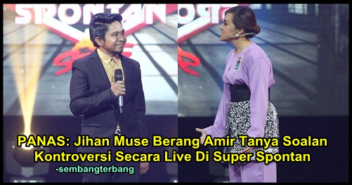 PANAS dan HOT !!!: Jihan Muse Berang Amir Tanya Soalan 