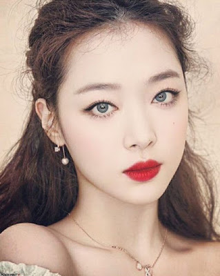 kpop_star_sulli_fashion_makeup