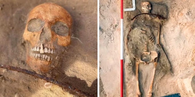  Ancient bloodsucker – The skeleton of a female “vampire” was accidentally unearthed in Europe   