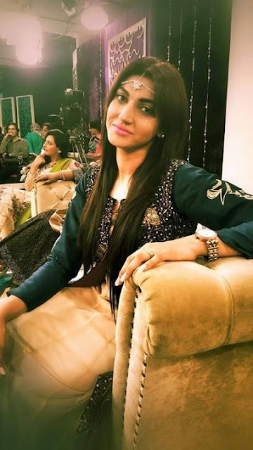 Sanam Jung Eid Show Pre Recording Pictures 