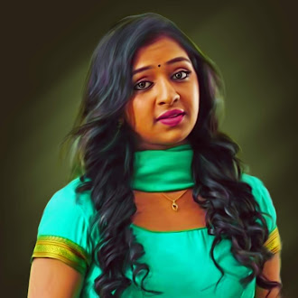 smudge painting of laxmi menon