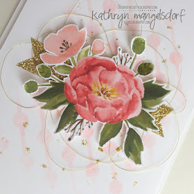 Stampin' Up! Birthday Bouquet Designer Series Paper, Birthday Card created by Kathryn Mangelsdorf