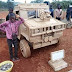 Photo Of The Day : This little boy reportedly made this car from cartons