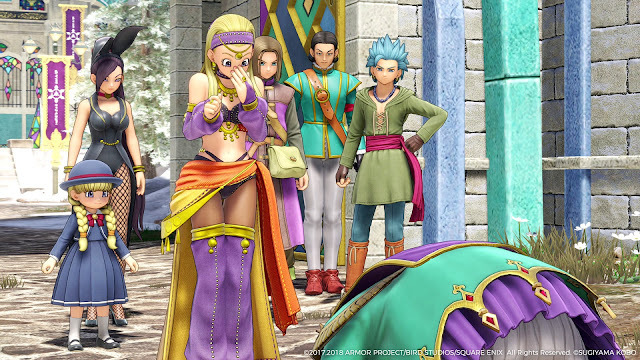 Dragon Quest XI - Echoes of an Elusive Age - Trying to see panties