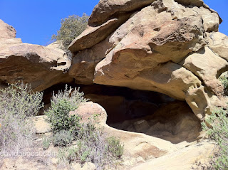 entrance to the rock house