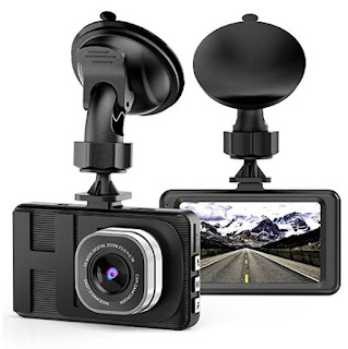 Dash Cam, Camera for Cars with Full HD 1080P 170 Degree Super Wide Angle Cameras, 3.0" TFT Display, G-Sensor, WDR, Loop Recording