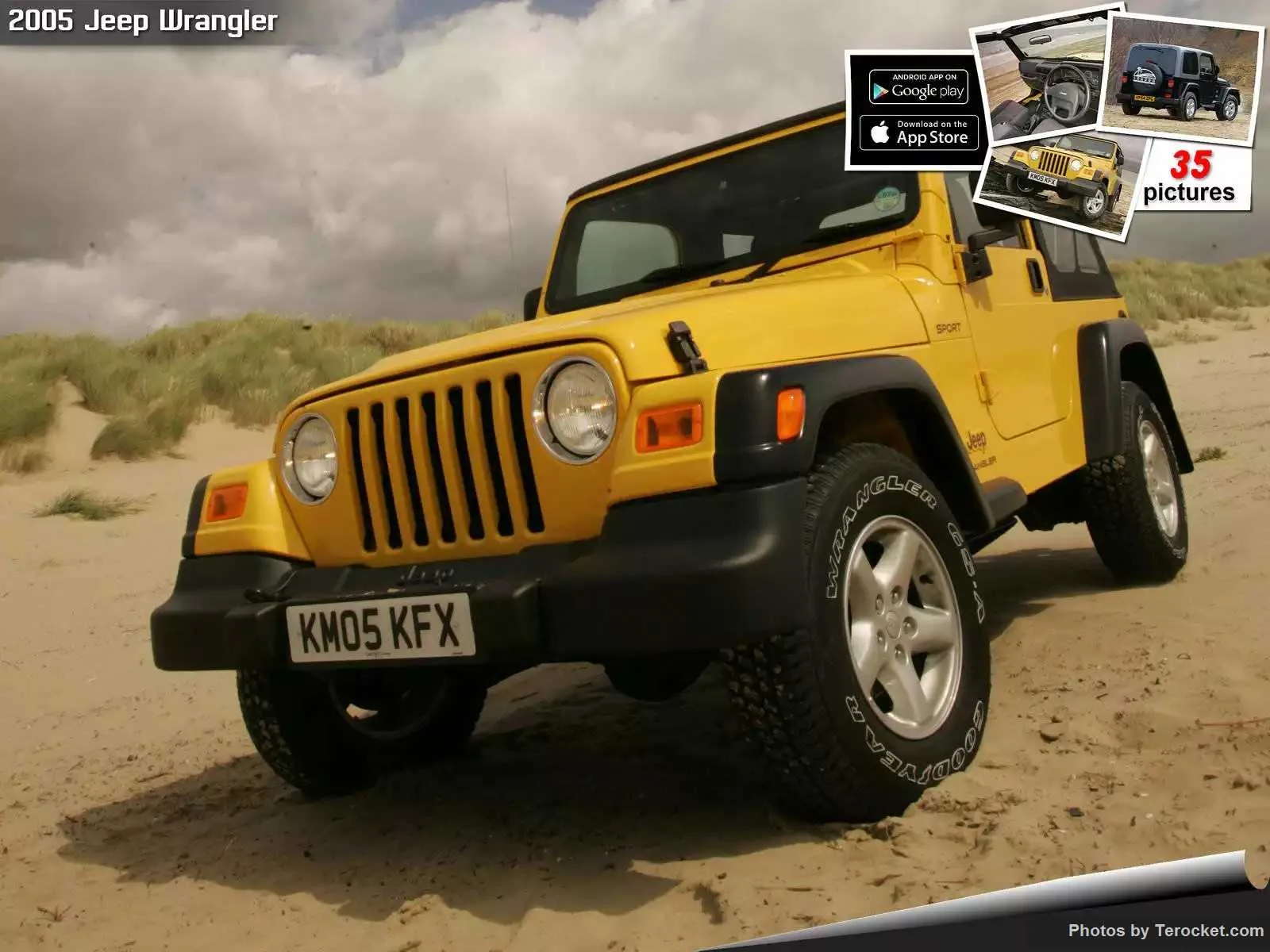 Hình ảnh xe ô tô Jeep Wrangler UK Version 2005 & nội ngoại thất