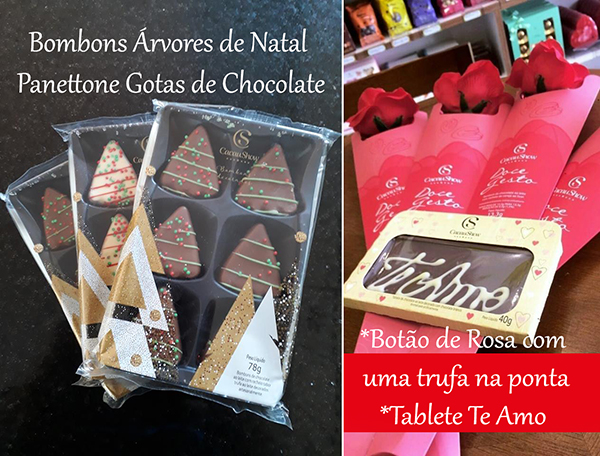 Adquira chocolates Cacau Show no conforto de sua casa em Cocal