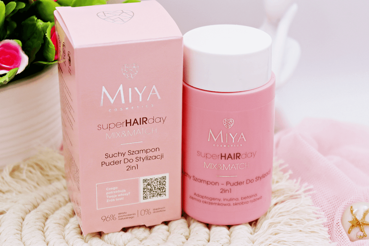 Suchy szampon Miya Cosmetics puder do stylizacji