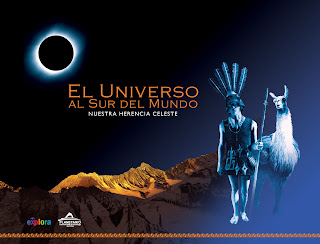 Afiche de la exposición gráfica 'El Universo al sur del Mundo: nuestra herencia celeste'