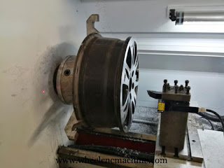 CNC Rim Repair Lathe Machine CK6160W Was Exported To Korea