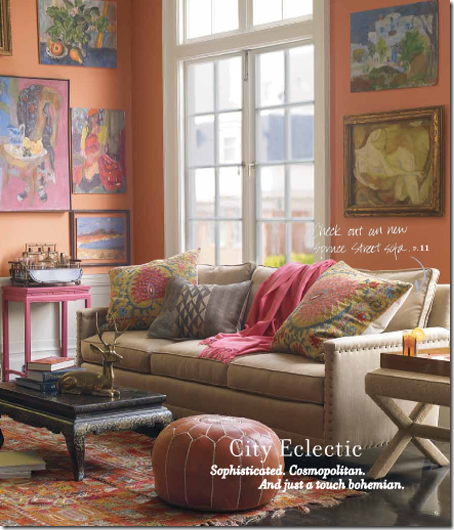 eclectic living room design serena lily