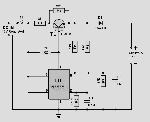  Rangkaian Charger aki 6 Volt KICKUCTUTORIAL RANGKAIAN 