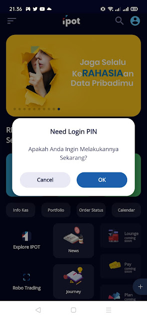 Login PIN IPOT