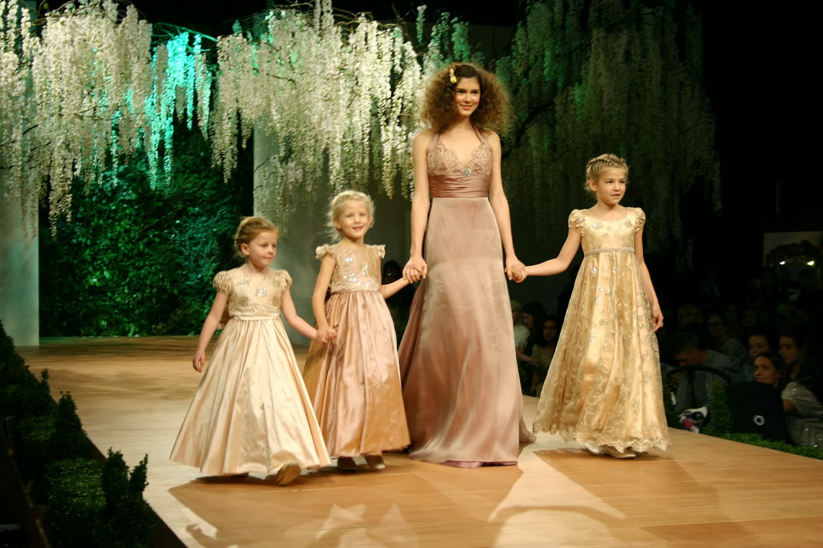 sheer lace back wedding dresses Nicki Macfarlane: Nude silk dresses with goldsequined trim