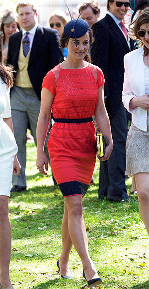 Pippa Middleton Style: Navy and Orange