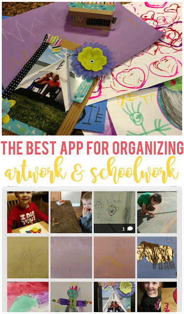 Learn more about the best app for organizing and managing your kids artwork and schoolwork