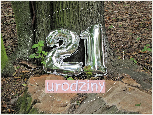 Balony-cyfry/ 21 urodziny