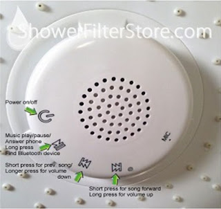 April Brand Bluetooth Operated water purifier for shower head